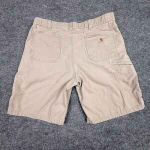 Carhartt Canvas Cargo Shorts Khaki Tan‎ Workwear Skater Utility Y2K Men's 38